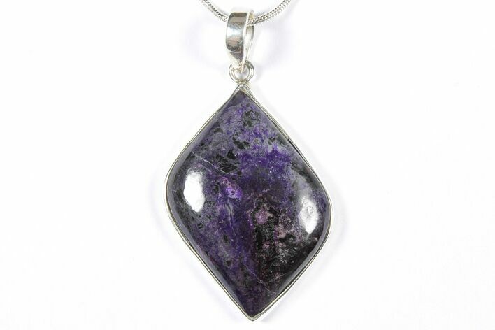Polished Sugilite Pendant (Necklace) - Sterling Silver #354007